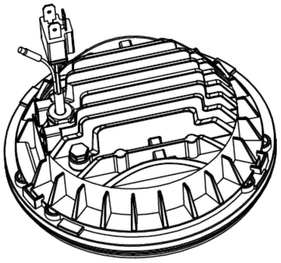 Intelligent automobile headlamp assembly