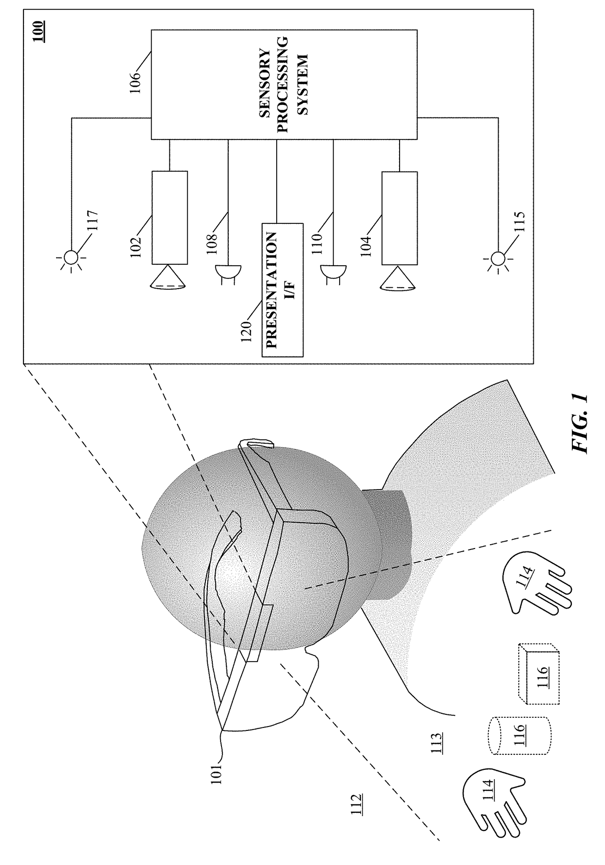 Safety for wearable virtual reality devices via object detection and tracking