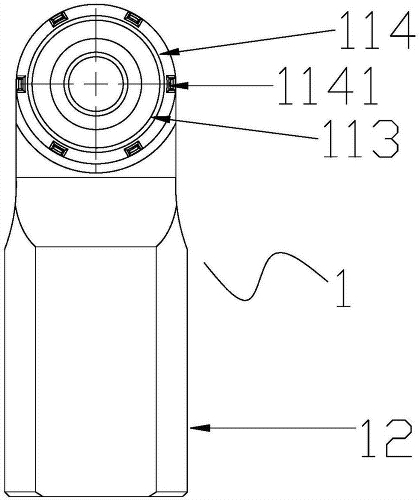 Ultrasonic welding head and ultrasonic welding device