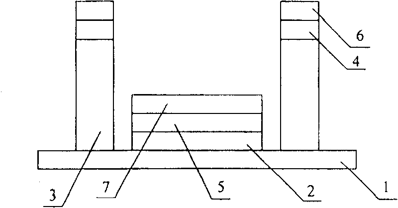 Process for making tripolar carbon nanotube field emission display having self-aligning technique