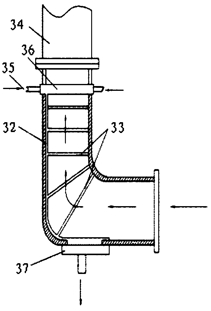 Air-cooling unit steam turbine waste heat utilization system