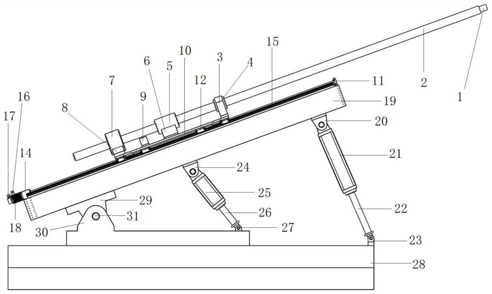 TBM tunnel face front rock mass integrity drilling device and method