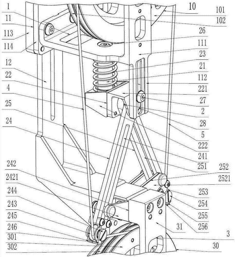 Self-adaption length adjusting device