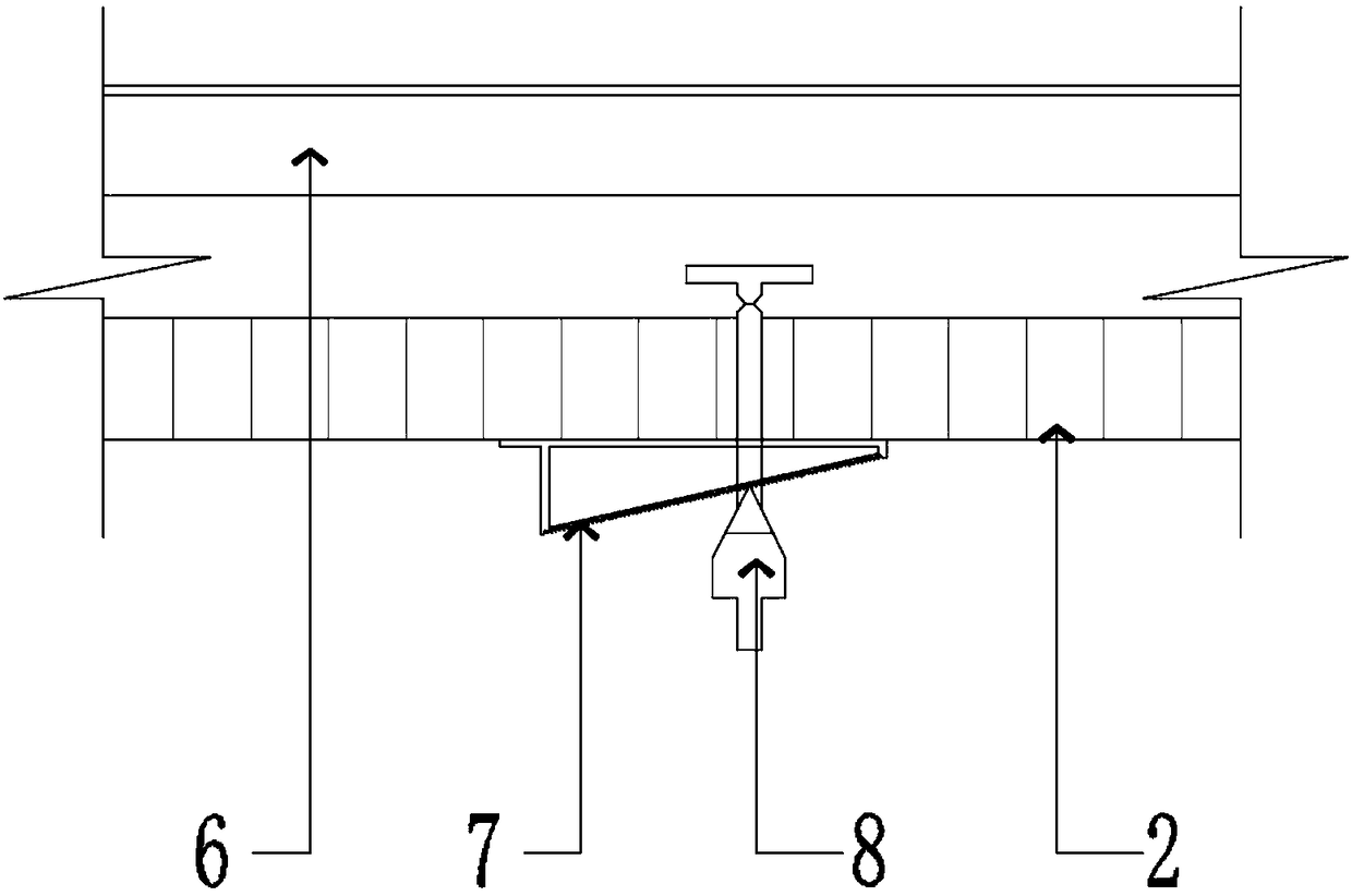 Assembled indoor exposed frame wall brick system and construction method thereof