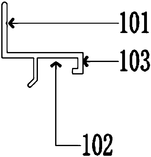 Assembled indoor exposed frame wall brick system and construction method thereof