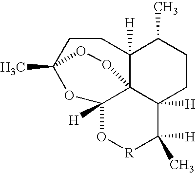 Covalent conjugates between artemisinin-related endoperoxides and iron-carrying proteins and methods of use