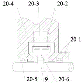 Electromechanical-hydraulic composite brake device of hub motor type heavy-duty vehicle