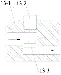 Electromechanical-hydraulic composite brake device of hub motor type heavy-duty vehicle