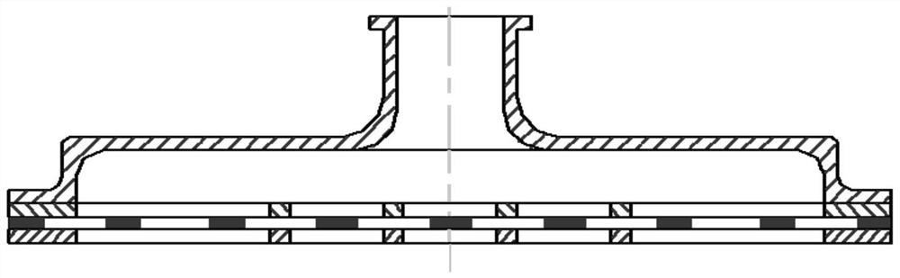 A high-efficiency and total management device for propellant in a surface tension storage tank