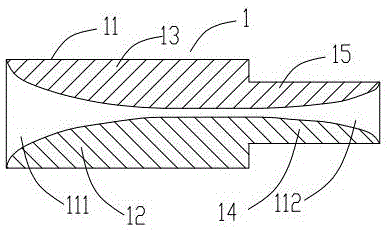 Single-sided quartz fin line double diode terahertz balanced type frequency doubling circuit