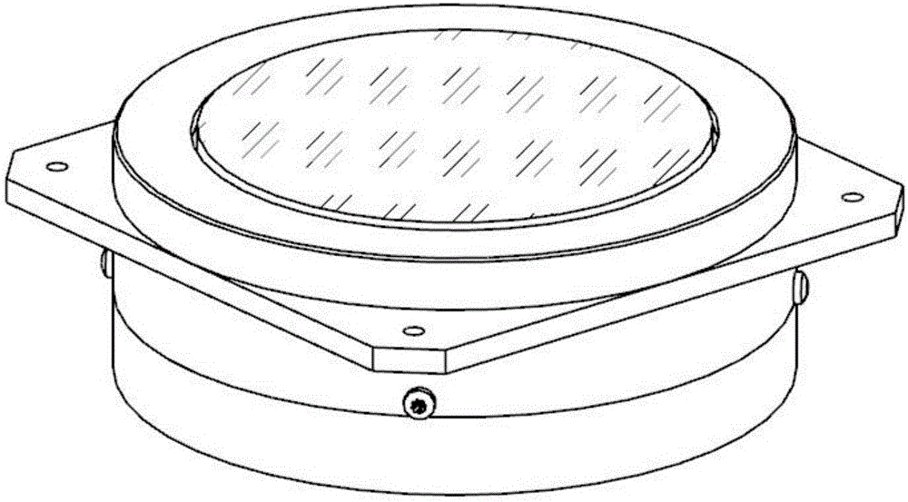 Universal large-aperture rigid bearing-type quick reflecting mirror