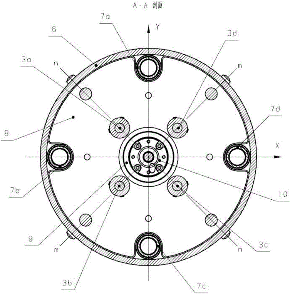 Universal large-aperture rigid bearing-type quick reflecting mirror