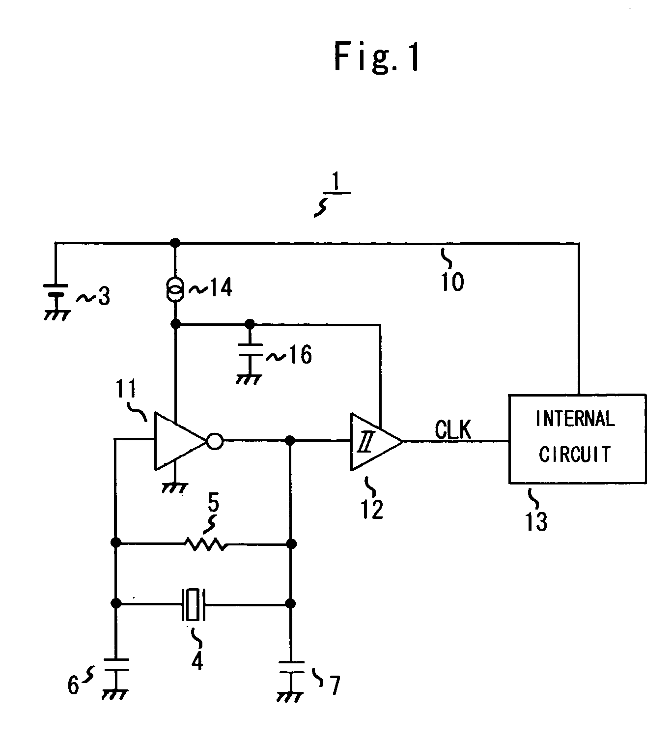 Oscillation circuit and electronic equipment comprising semiconductor integrated device with clock function including the oscillation circuit