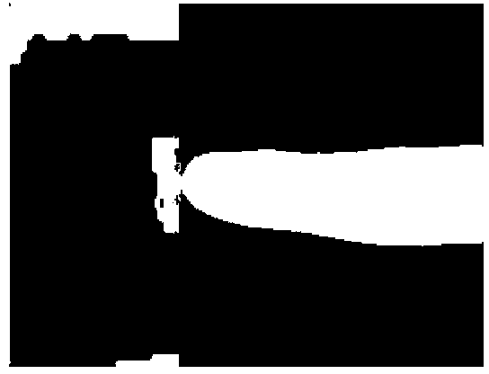 Non-contact method for extracting region of interest of finger vein sample