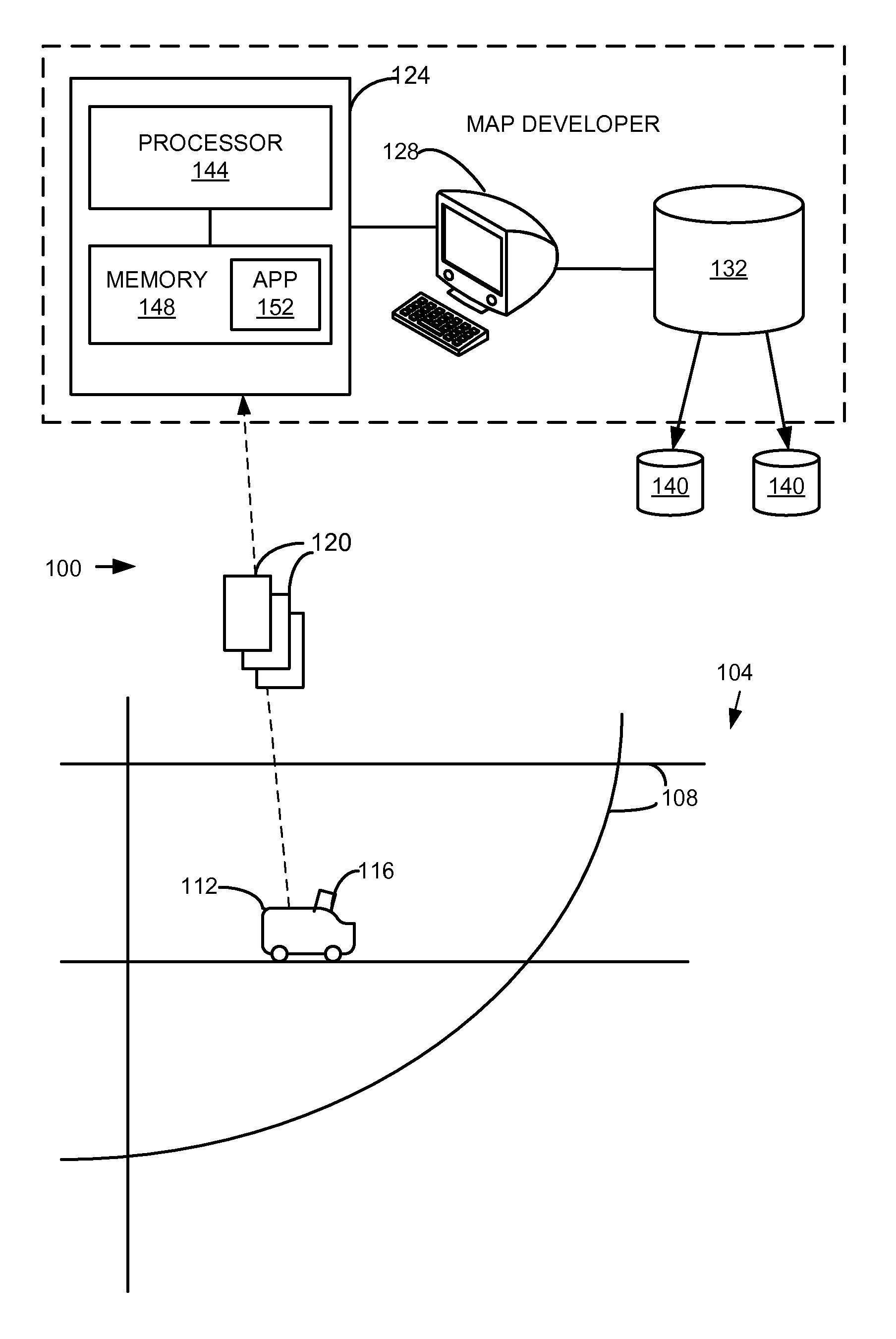 Determining A Geometric Parameter from a Single Image