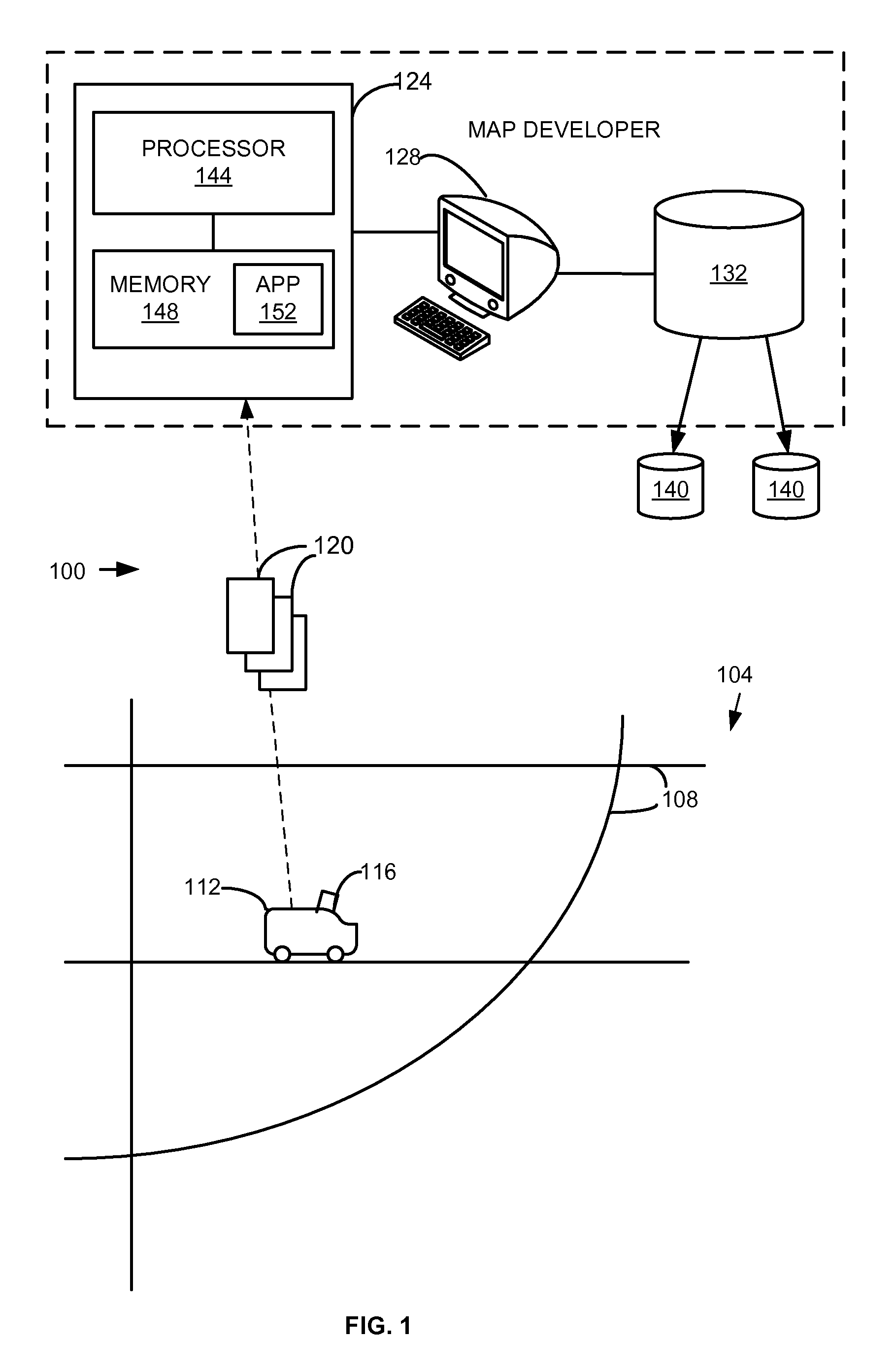 Determining A Geometric Parameter from a Single Image