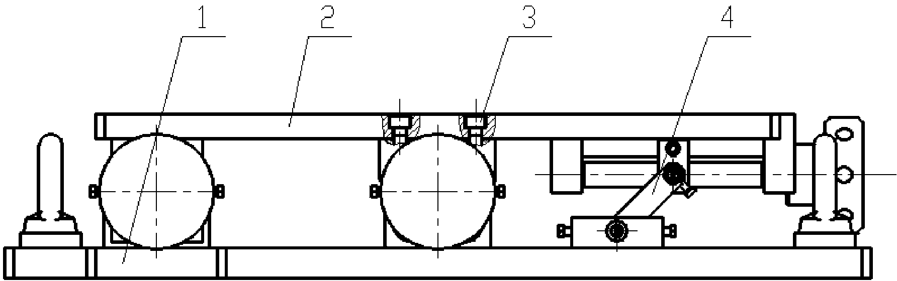 Manual fine adjustment tilt table in crystal orientation instrument