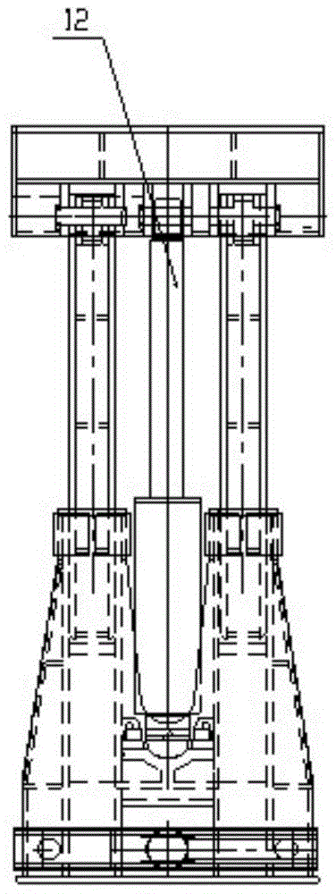 Non-repeated support continuous support advanced hydraulic support