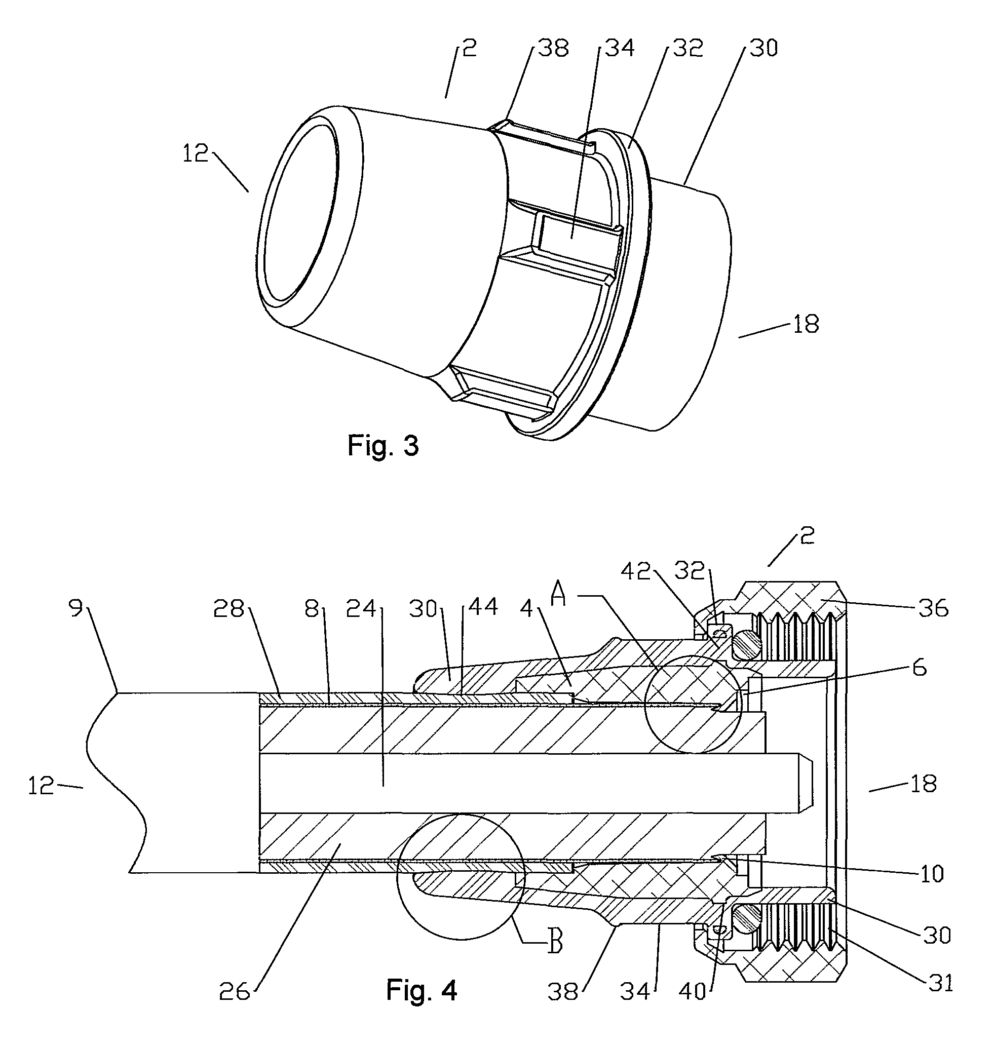 Friction weld coaxial connector and interconnection method