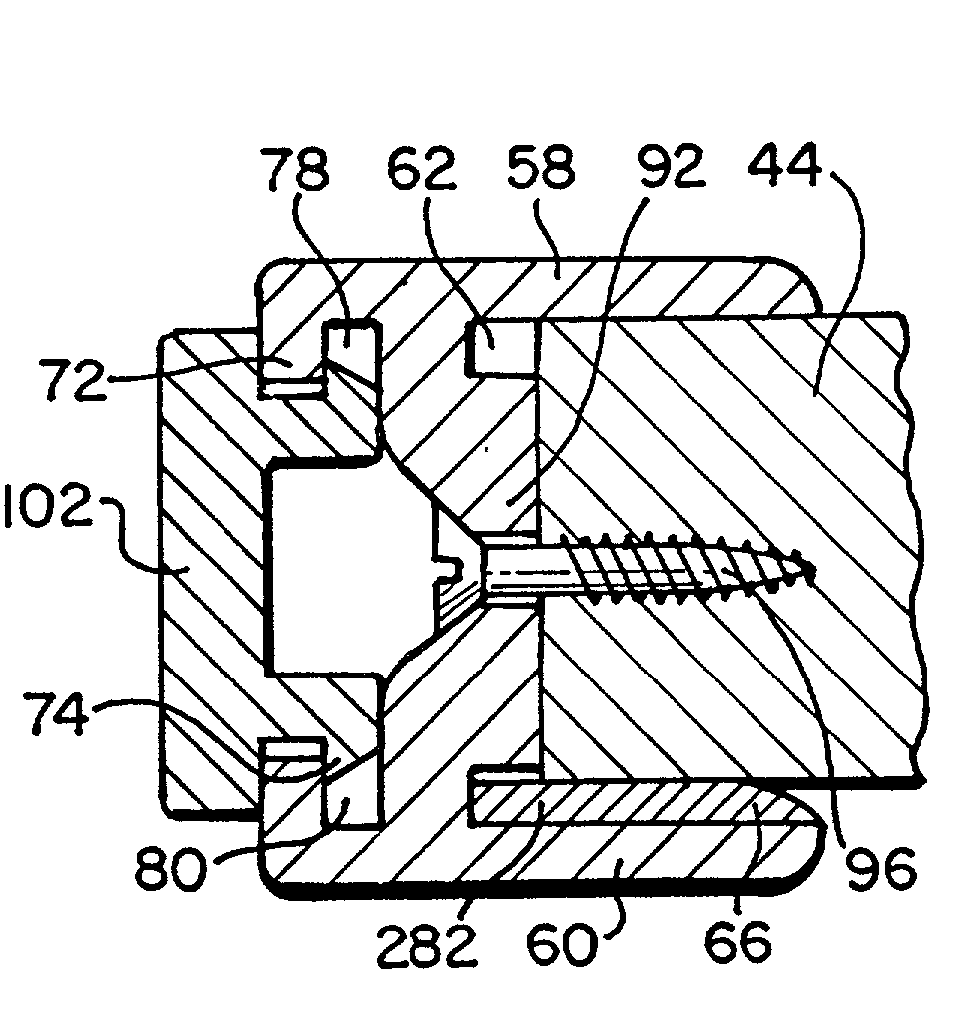 Structures for edge treatment and for decoration of counters and panels, and for the assembly thereof