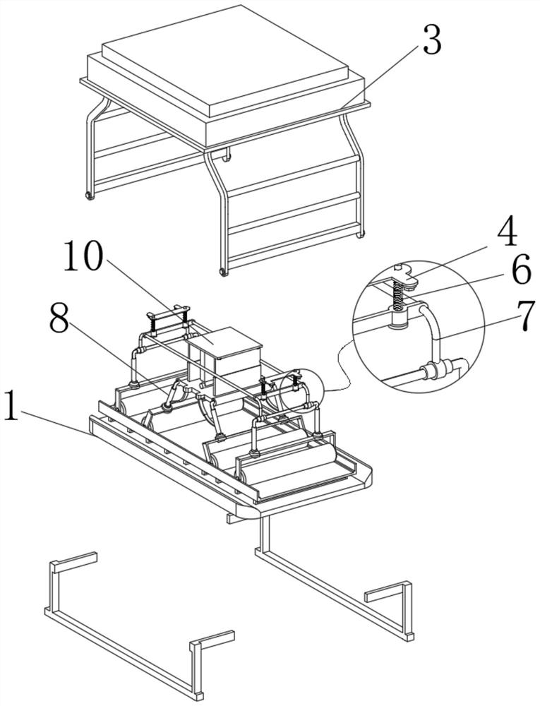 Plastic woven bag leveling device