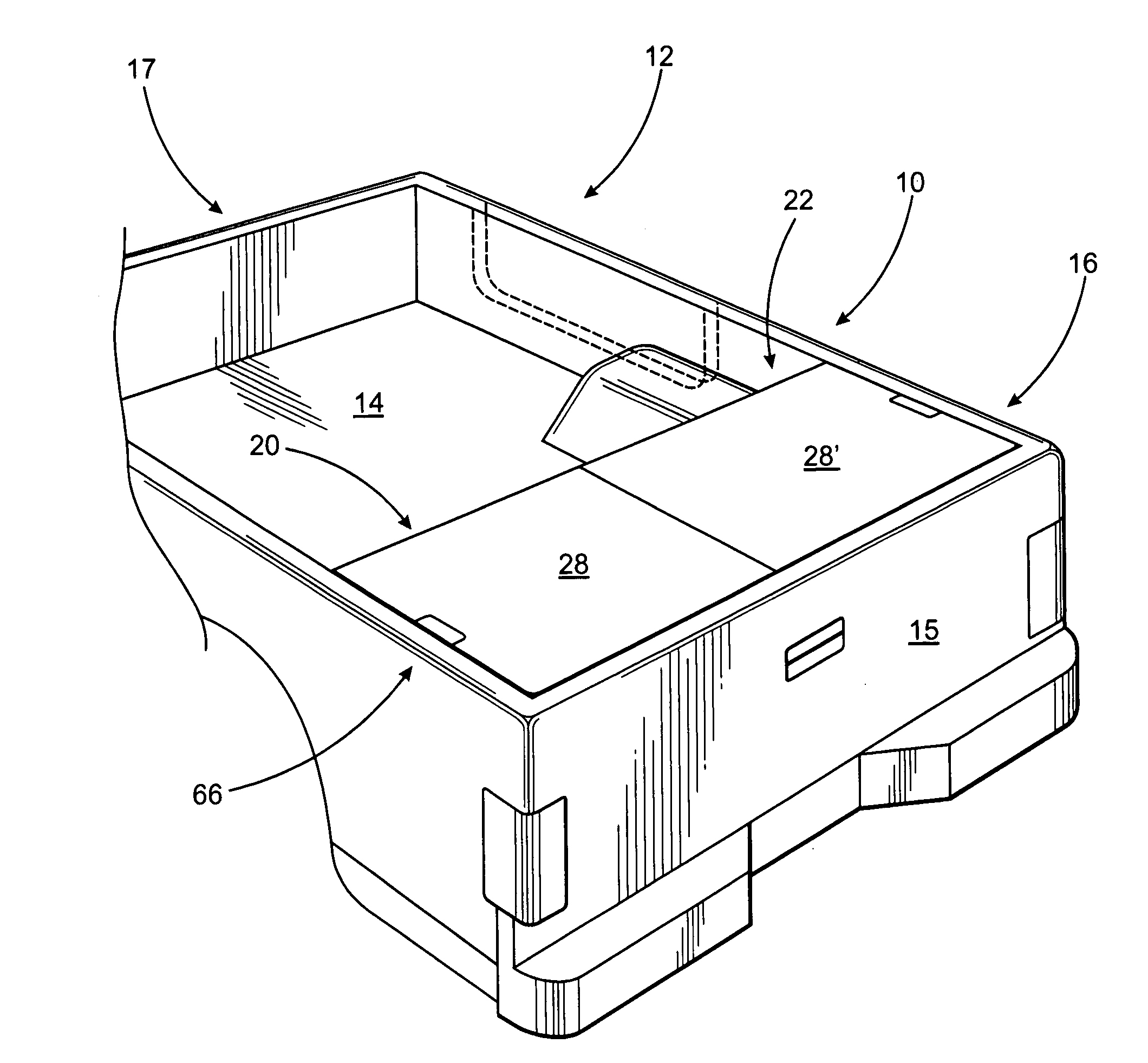 Airflow deflector assembly