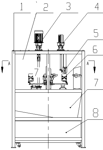 Rotary liquid sand blasting machine