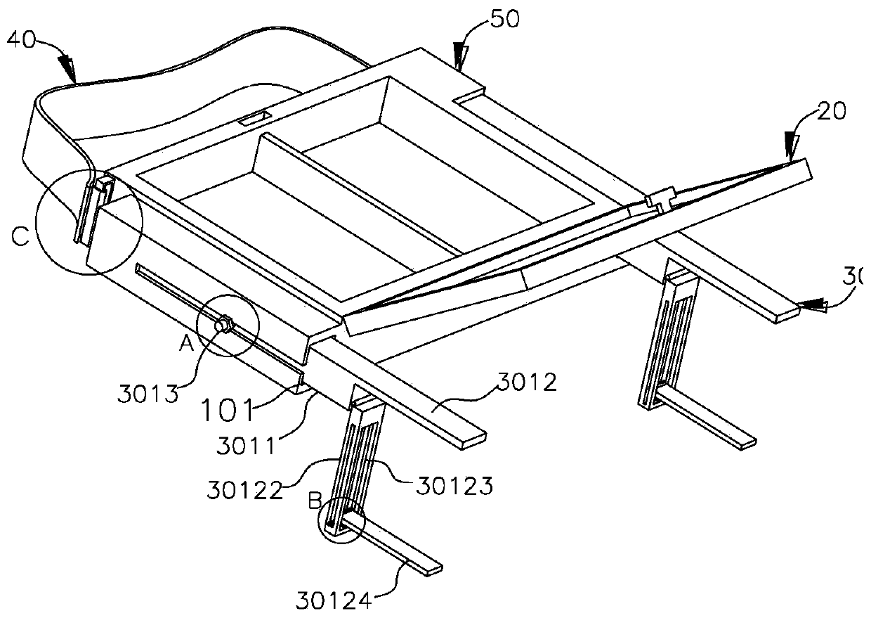 Portable nursing box allowing oral cavity nursing apparatus to accommodate