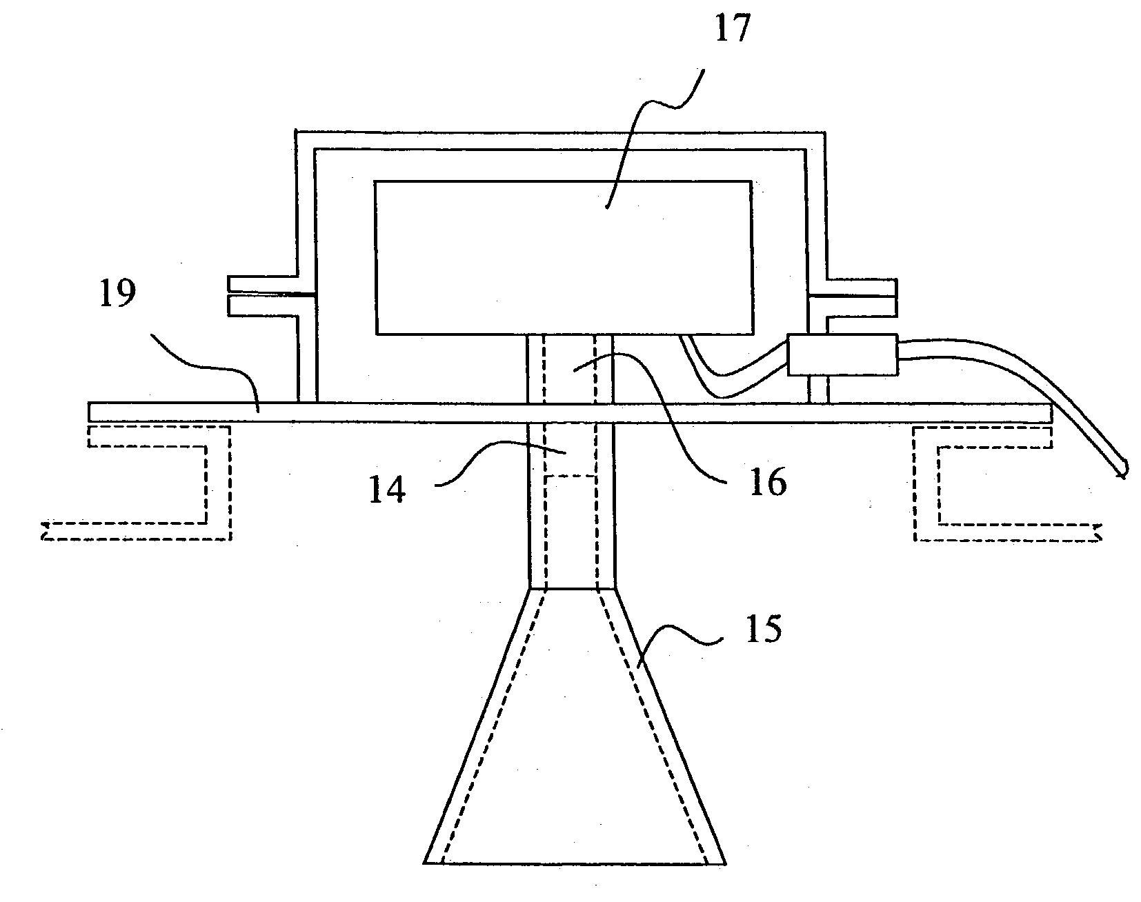 Device and method in a level gauging system