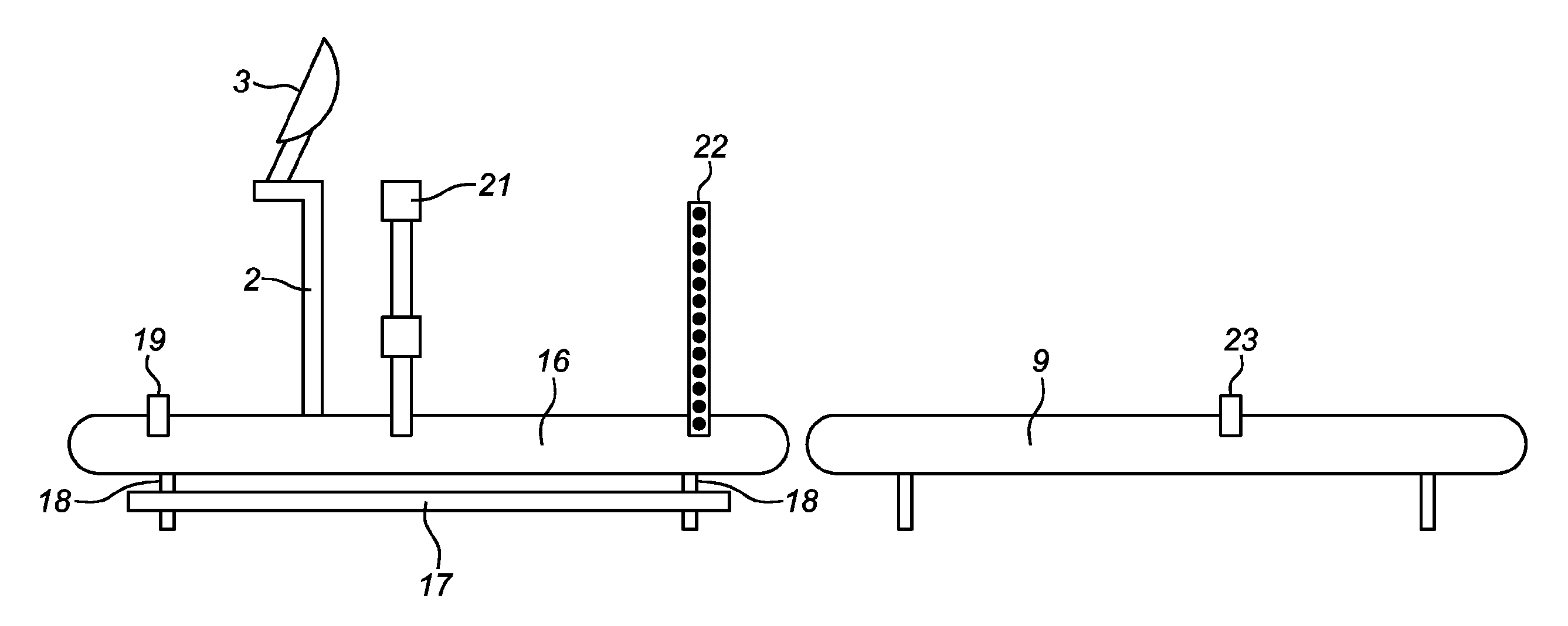 Method and system for depositing and checking of baggage into airline flights