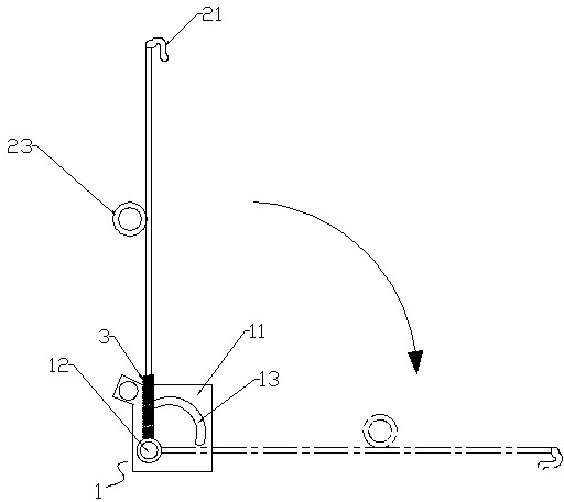 Insulating flexible ladder head antiskid device