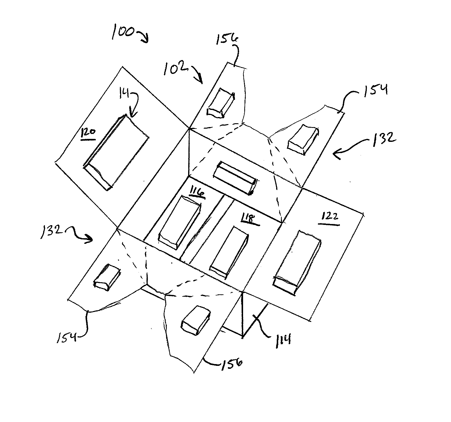 Compressible packaging assembly