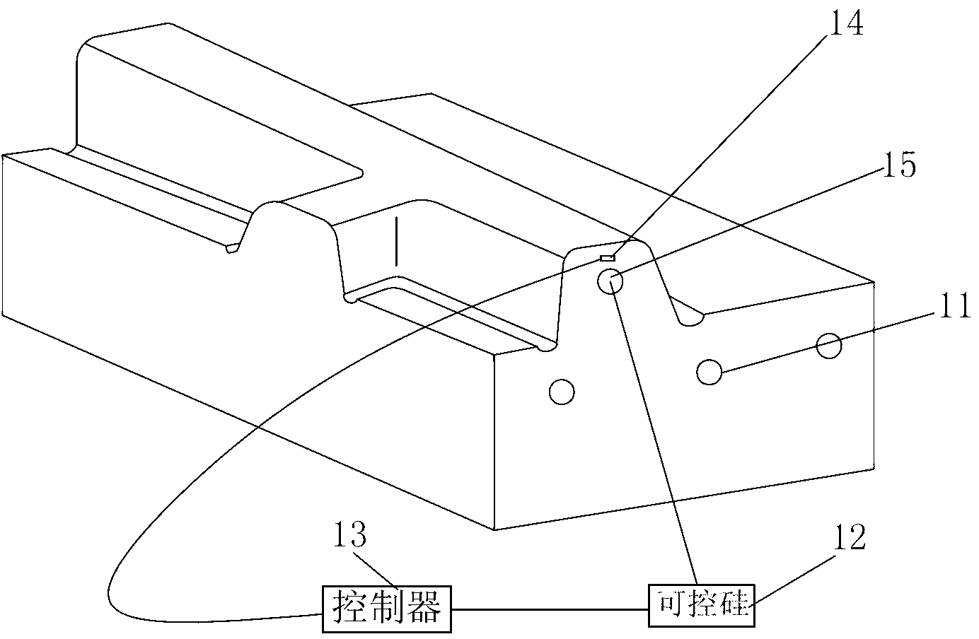 Control method and device for hot-forming plasticity distribution of high-strength steel