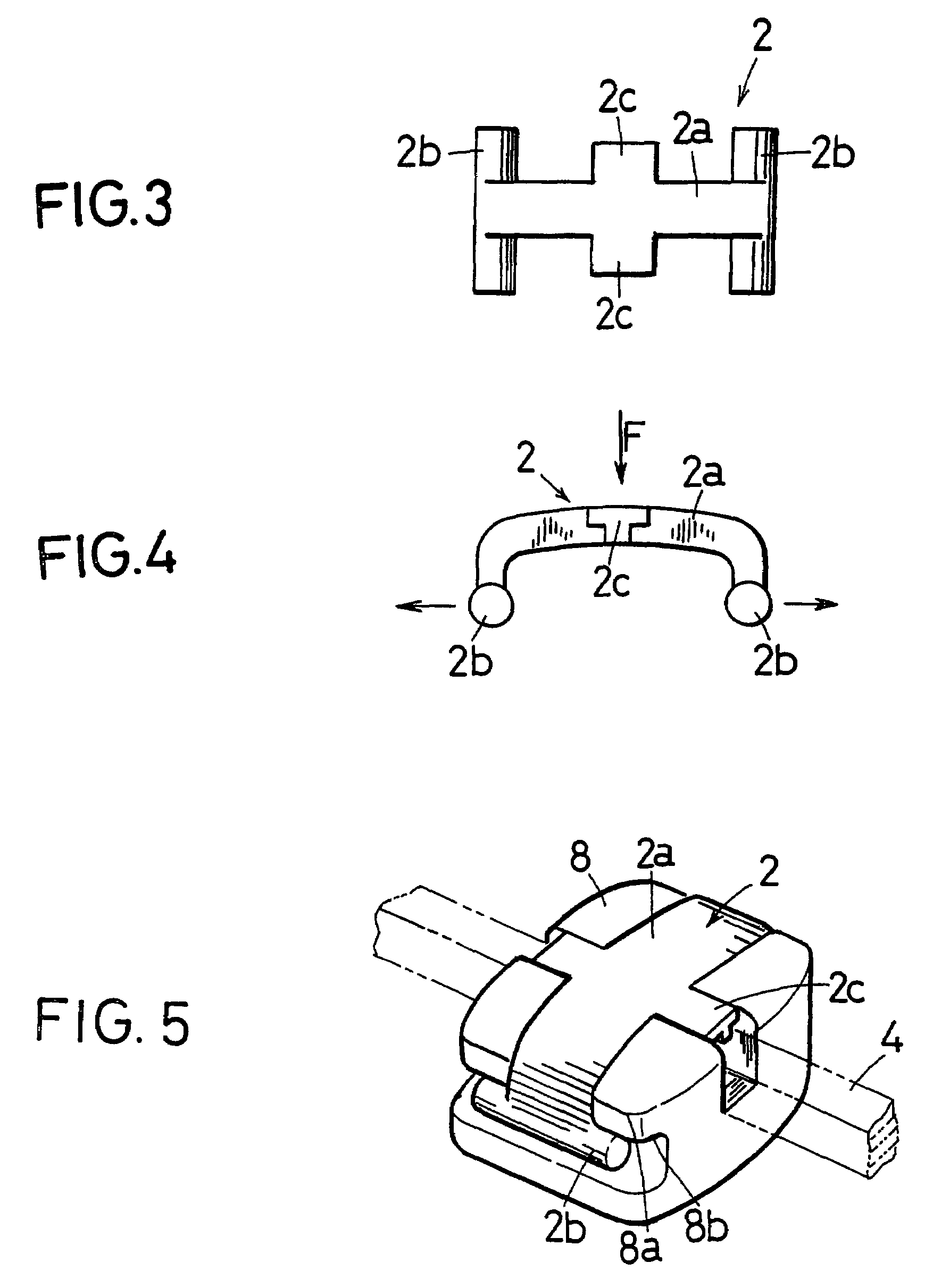 Orthodontic wire ligating member