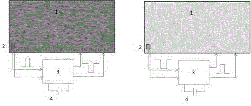 Intelligent organic lighting source integrated with semi-transparent photoelectric detector