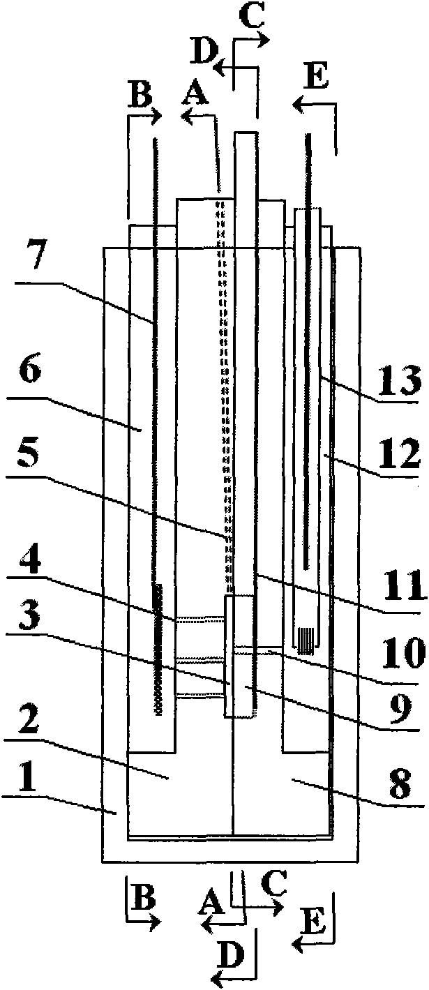 Thin-layer long optical distance spectrum electrochemical pool with capillary interface