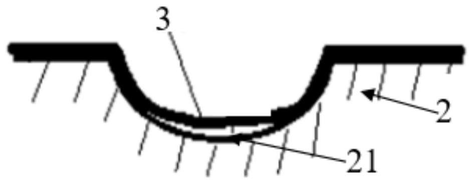 A method and application of using a PVC film to cover a substrate with a concave-convex surface