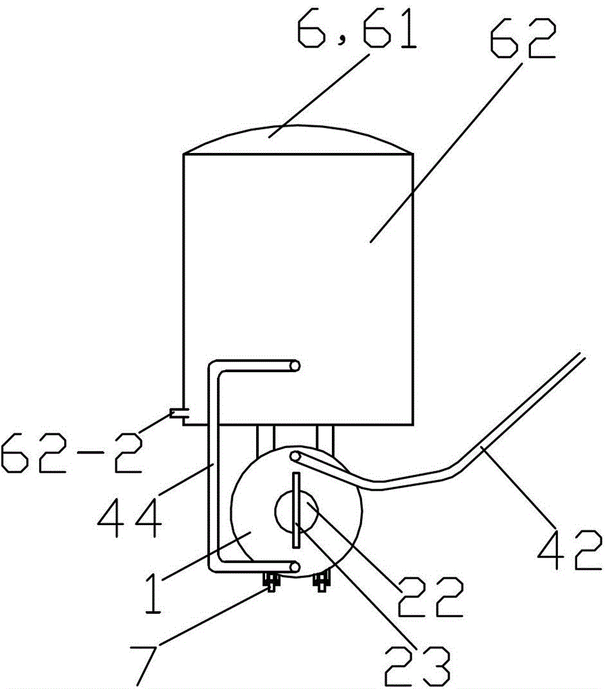 Brake fluid replacing device and working method thereof