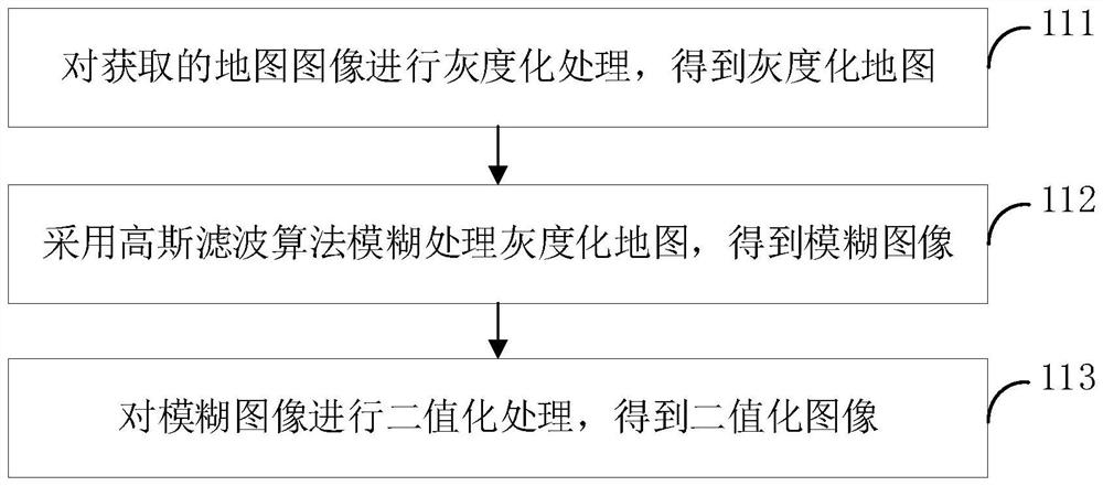 Map processing method and device, robot and storage medium