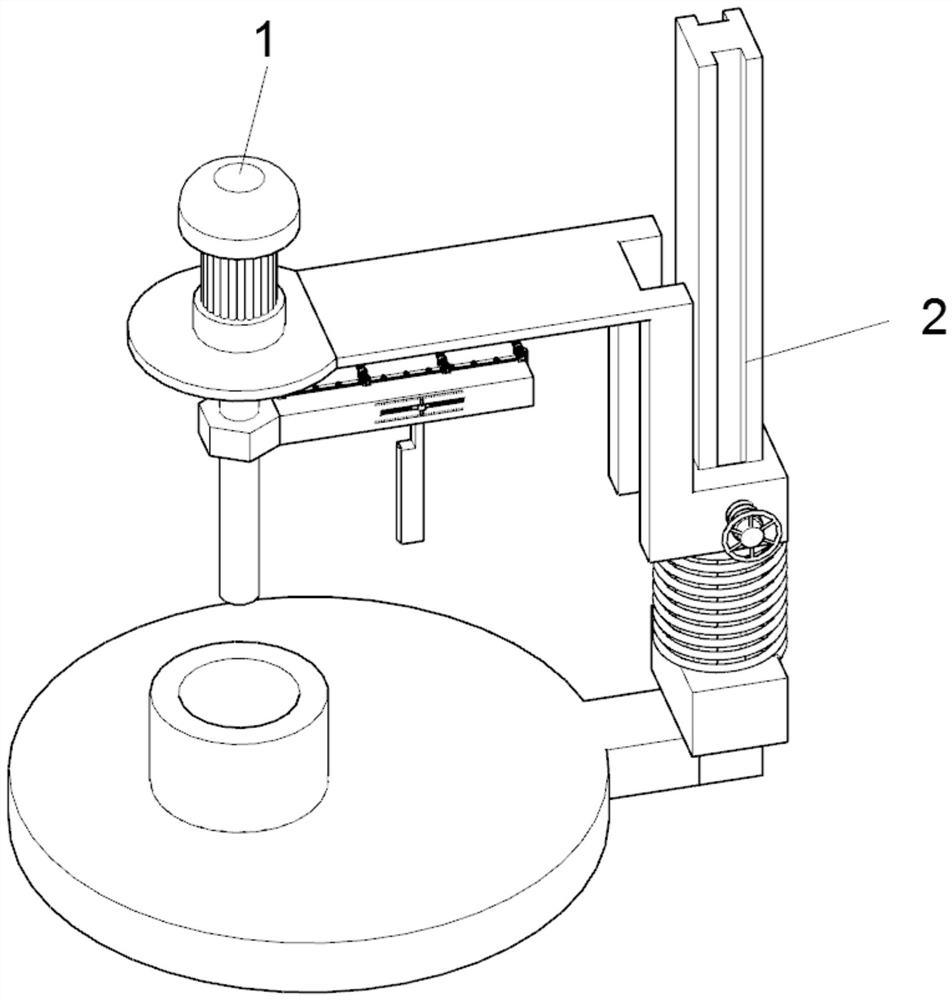 A metal ring production and processing sampling detection device