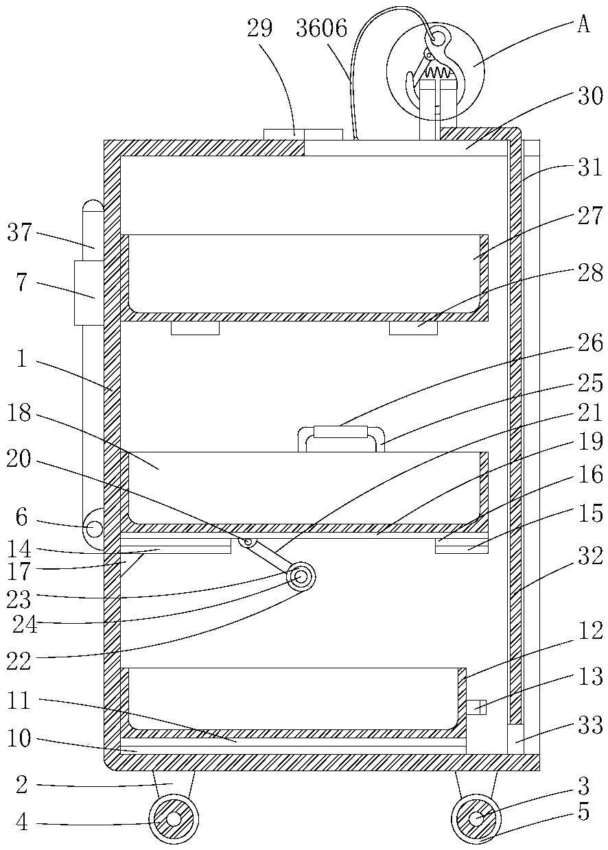 Medicine storage device with convenient medicine taking function