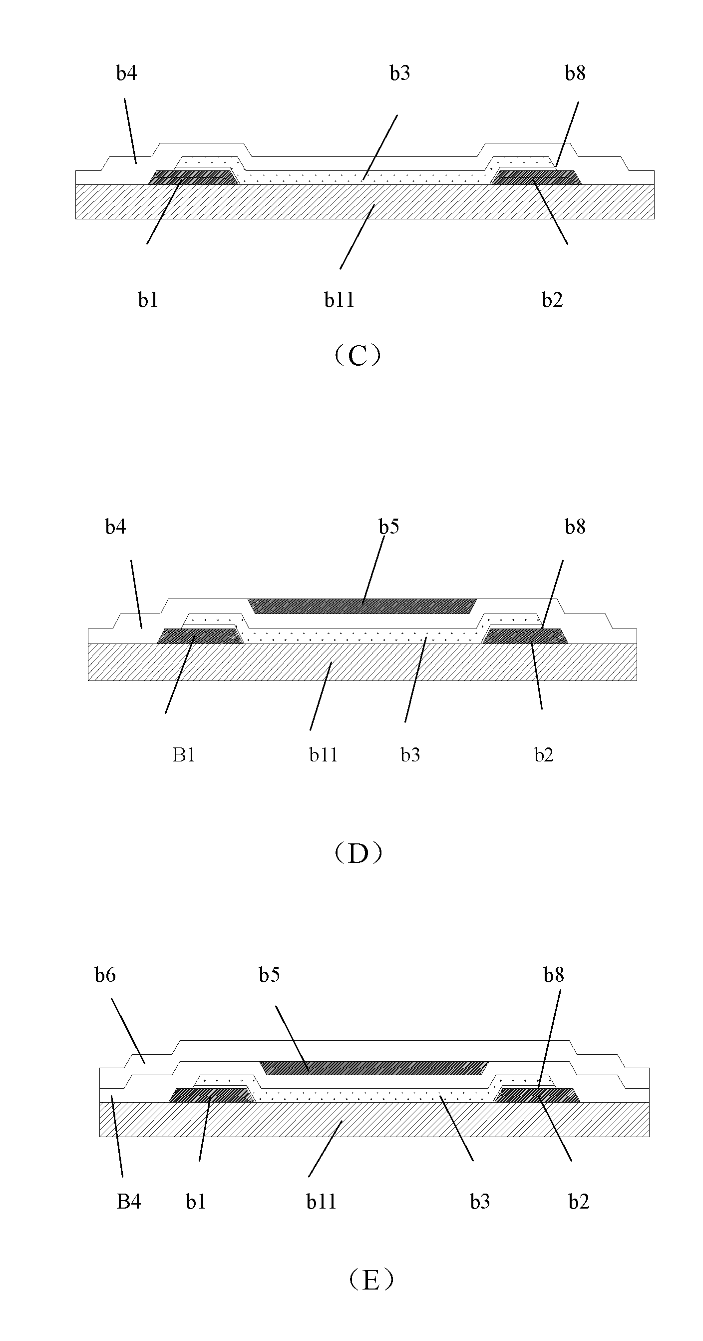 Thin film transistor with single-gate double-channel structure and manufacturing method thereof