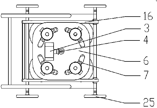 A device that realizes well cellar making and hole fertilization at the same time