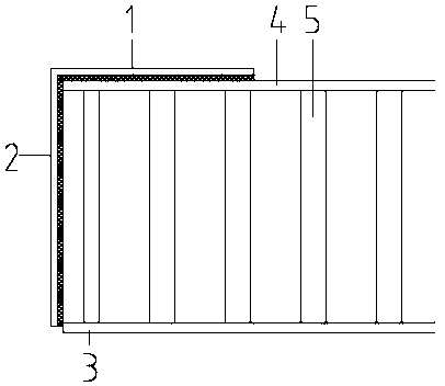 Edge-sealing process for honeycomb plate without sealing edge