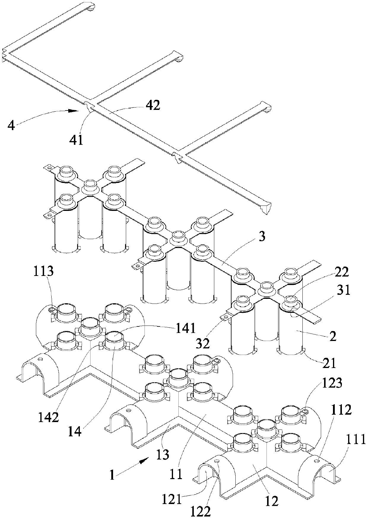 Fast diffusion and water transmission and drainage pavement structure with network connectivity