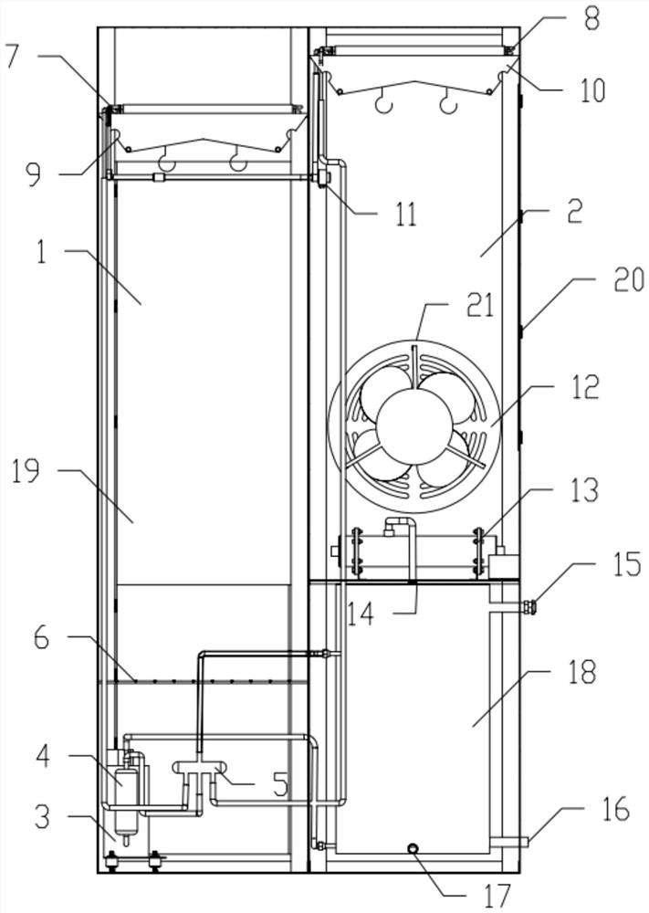 Wardrobe type multifunctional living electric appliance