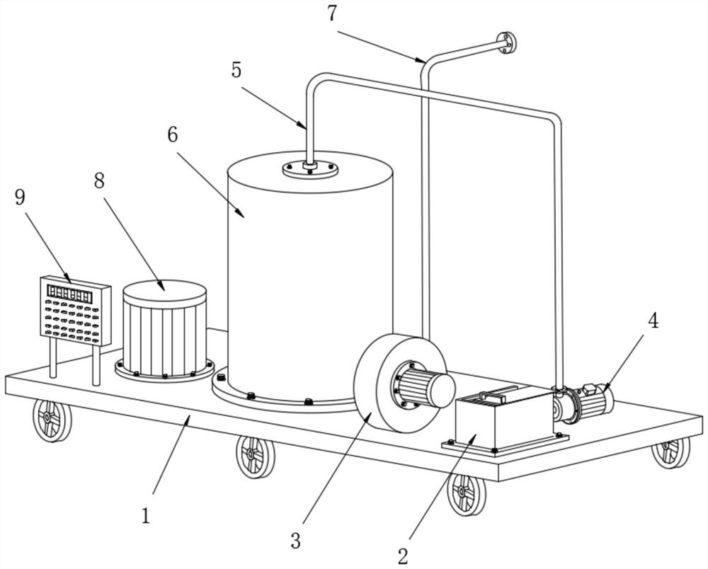 Liquid smoke atomization device based on smoked food processing and atomization method thereof