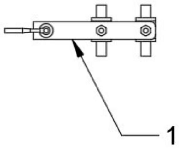 Universal live-line work false carrying device for power transmission line