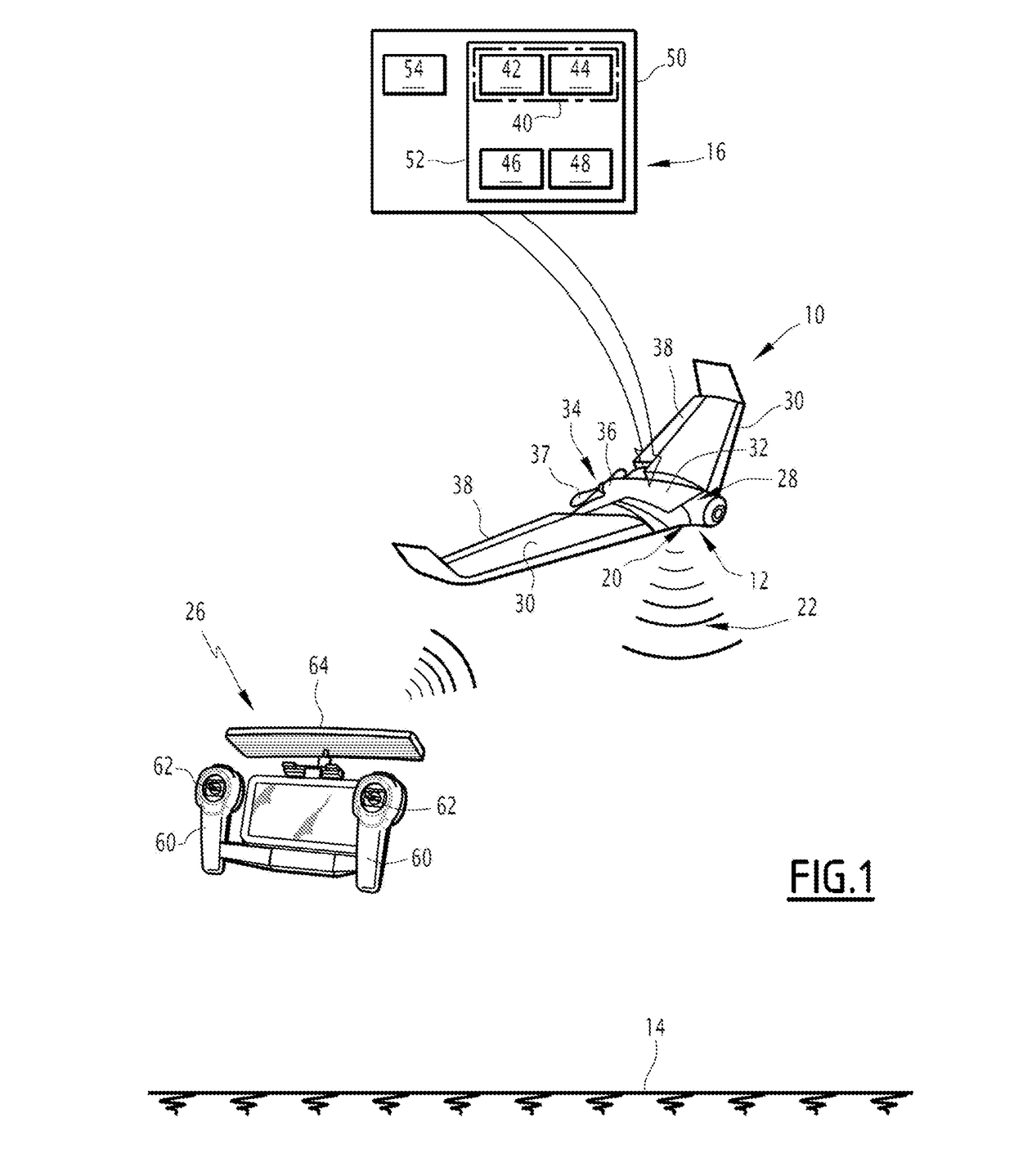 Electronic device and method for estimating a displacement of a scene observed by a drone, electronic apparatus for calculating a ground speed of the drone, related drone and computer program