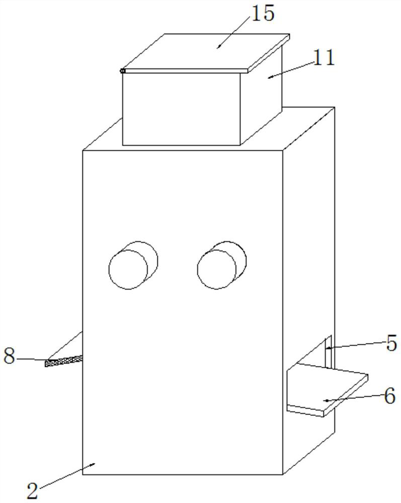 Coal cinder environment-friendly brick raw material crushing device